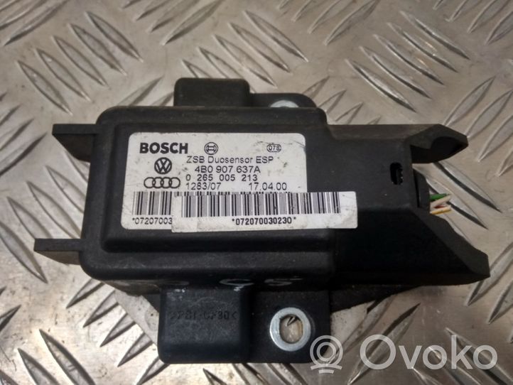 Audi A4 S4 B6 8E 8H ESP Drehratensensor Querbeschleunigungssensor 4B0907637A