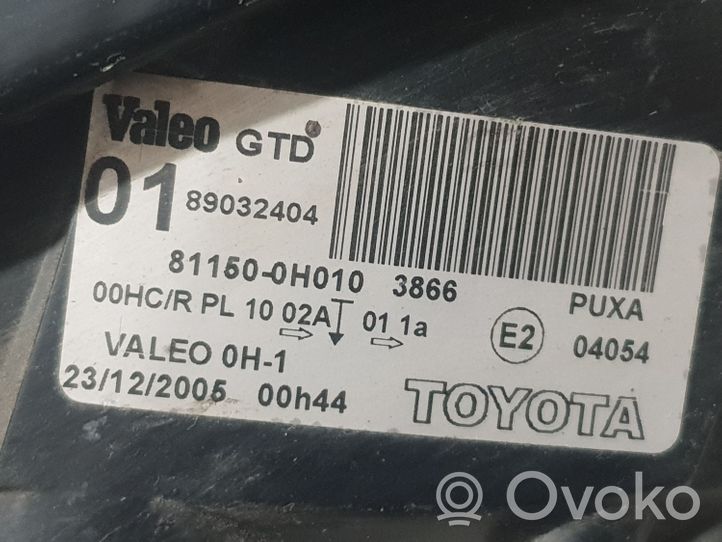 Toyota Aygo AB10 Lampa przednia 89032404