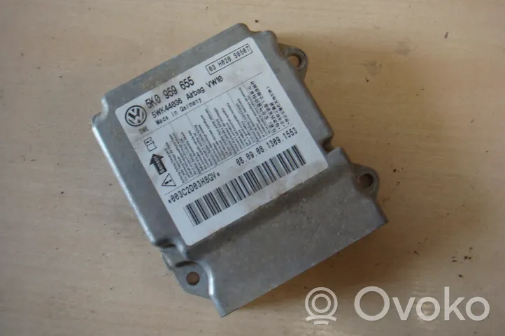 Volkswagen Golf VI Airbag control unit/module 5K0959655