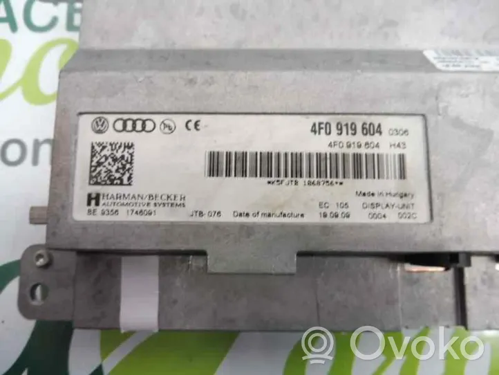 Audi A6 S6 C6 4F Schermo del visore a sovrimpressione 4F0919604