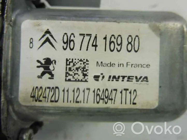 Citroen C-Elysée Manualny podnośnik szyby drzwi przednich 9677416980
