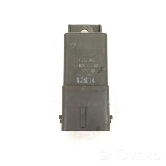 Citroen DS4 Przekaźnik / Modul układu ogrzewania wstępnego 9802424080