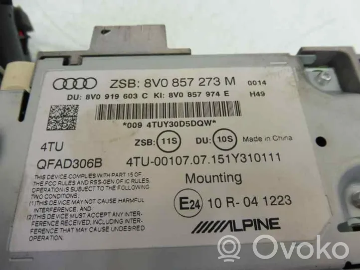 Audi A3 S3 8V Wyświetlacz Head Up 8V0857273M