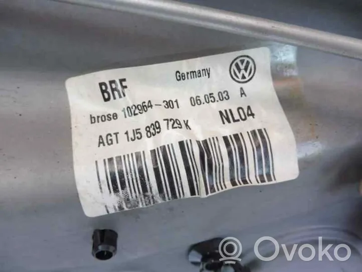 Audi A6 S6 C4 4A Takaikkunan nostomekanismi ilman moottoria 1J5839729K