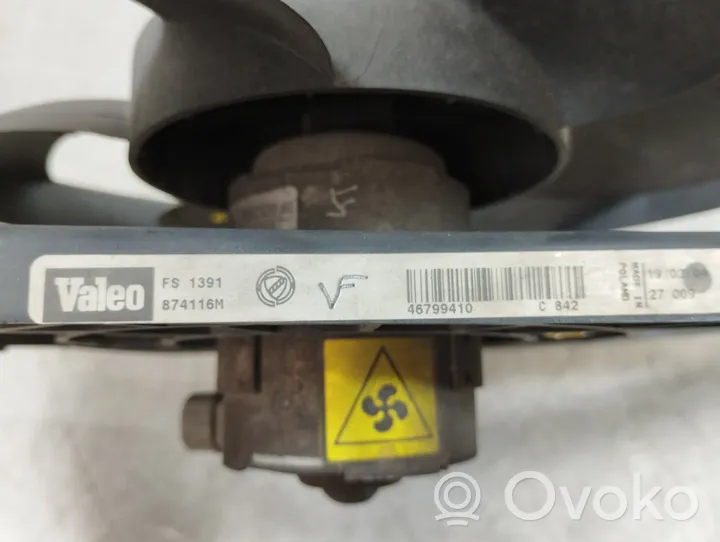 Fiat Panda II Elektryczny wentylator chłodnicy 46799410