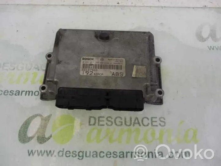 Fiat Stilo Moottorin ohjainlaite/moduuli 55187569