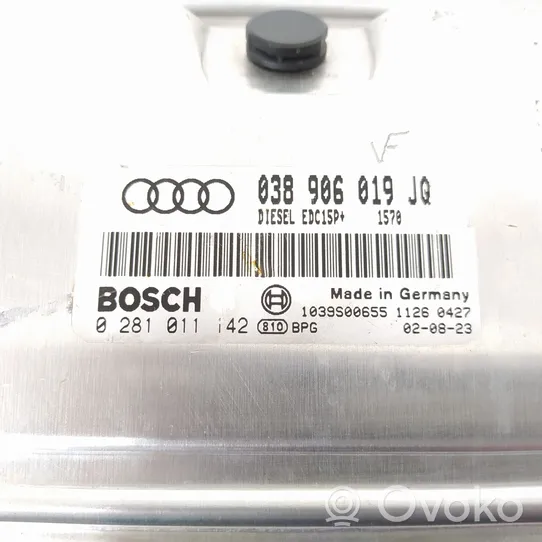 Audi A4 Allroad Moottorin ohjainlaite/moduuli 038906019JQ
