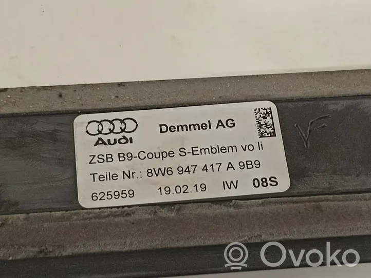 Audi A5 Charnière, capot moteur 8W6947417A