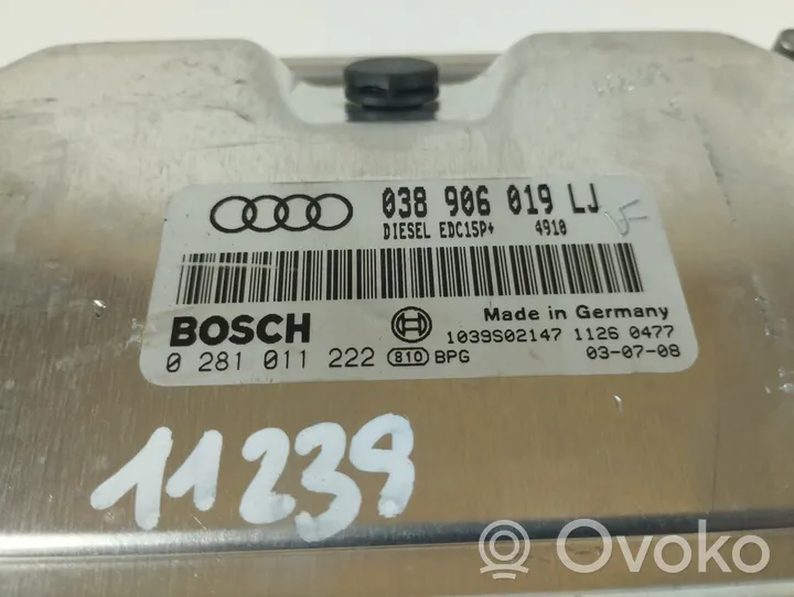 Audi A4 Allroad Moottorin ohjainlaite/moduuli 038906019LJ