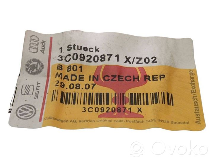 Volkswagen PASSAT B6 Nopeusmittari (mittaristo) 3C0920871X