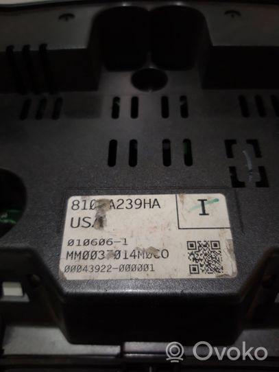 Mitsubishi Eclipse Tachimetro (quadro strumenti) 8100A239HA