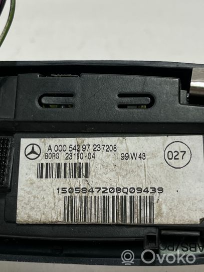 Mercedes-Benz S W220 Parkavimo (PDC) daviklių ekranas/ displėjus A00054297237208