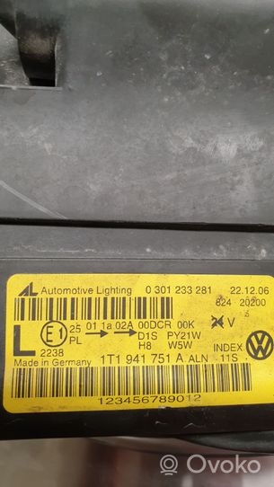 Volkswagen Touran I Lampa przednia 1K0941329