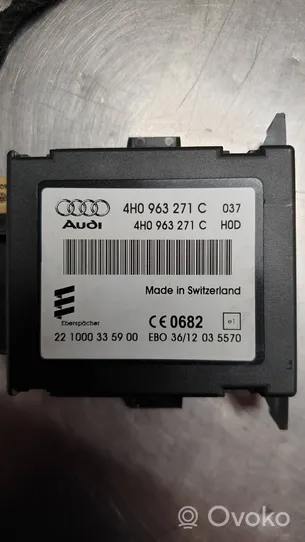 Audi A6 S6 C7 4G Centralina/modulo riscaldamento ausiliario 4H0963271C