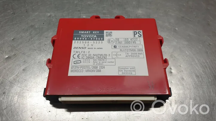 Toyota Prius (XW30) Module de contrôle sans clé Go 8999047060