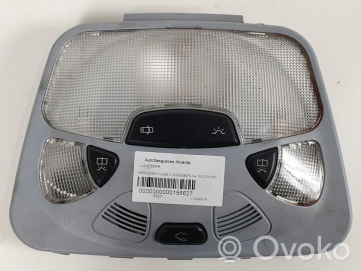 Mercedes-Benz C W203 Garniture de console d'éclairage de ciel de toit A2038201001