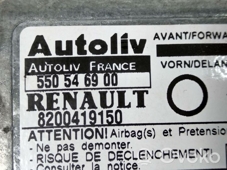 Renault Twingo I Gaisa spilvenu vadības bloks 550546900