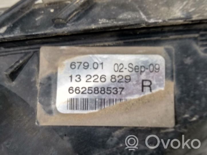 Opel Combo C Światło przeciwmgłowe przednie 13226829