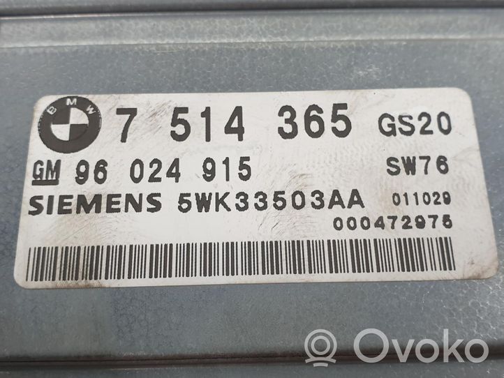 Citroen Xsara Picasso Module de contrôle de boîte de vitesses ECU 96024915