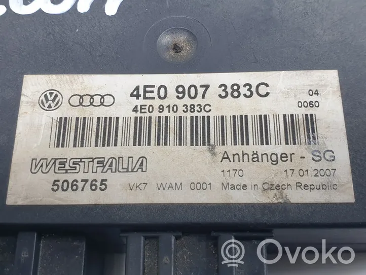 Audi Q7 4M Muut ohjainlaitteet/moduulit 4E0907383C