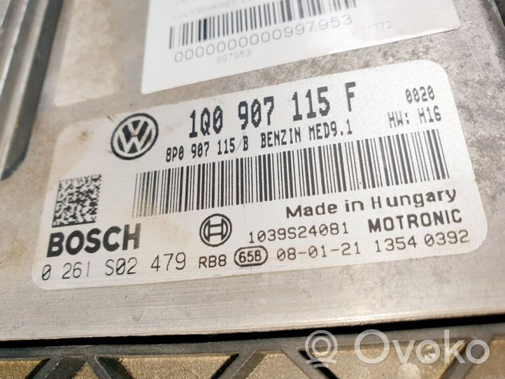 Volkswagen Eos Calculateur moteur ECU 1Q0907115F