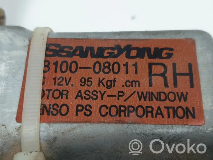 SsangYong Rexton Elektryczny podnośnik szyby drzwi tylnych 810008011