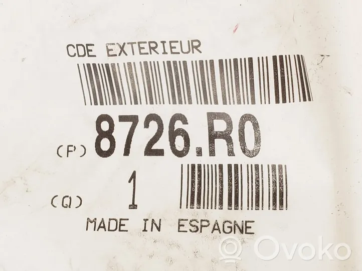 Citroen C4 I Poignée de coffre hayon arrière 9649858777