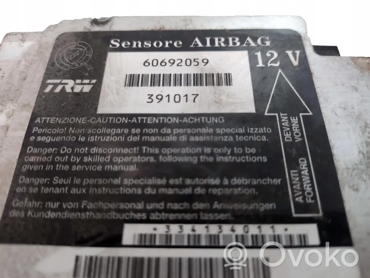 Alfa Romeo 159 Centralina/modulo airbag 60692059