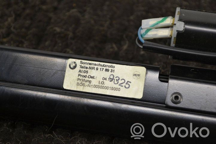 BMW 5 F10 F11 Sähkökäyttöinen takaikkunan häikäisysuoja 9178931