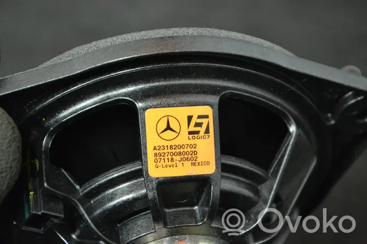Mercedes-Benz GLE (W166 - C292) Aukšto dažnio garsiakalbis (-iai) priekinėse duryse a2318200702