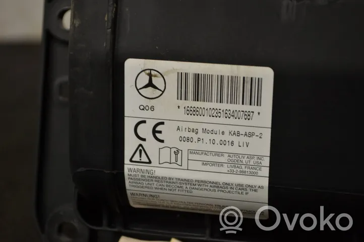 Mercedes-Benz GL X166 Poduszka powietrzna Airbag chroniąca kolana a1668600102