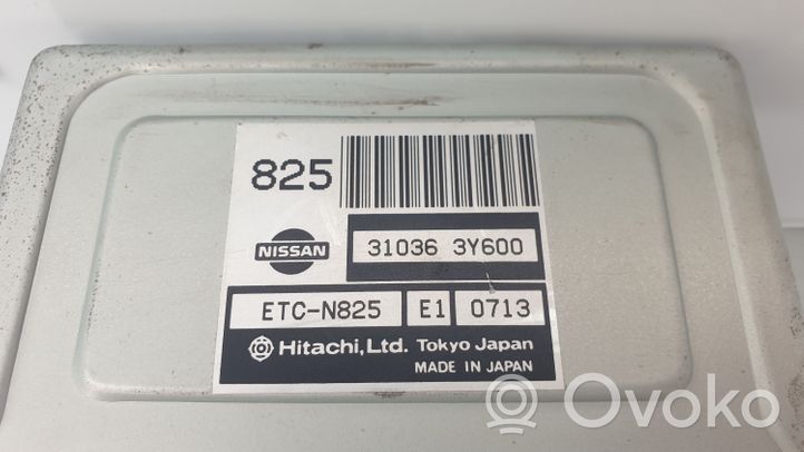 Nissan Maxima Vaihdelaatikon ohjainlaite/moduuli 310363Y600