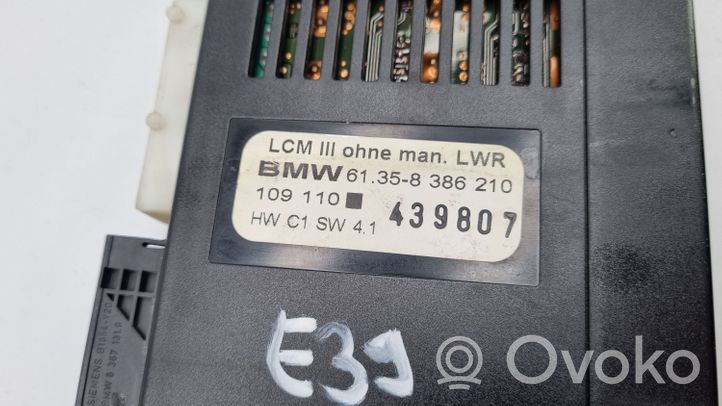 BMW 5 E39 Sterownik / Moduł świateł LCM 8386210