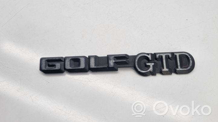 Volkswagen Golf II Gamintojo ženkliukas/ modelio raidės 191853687D