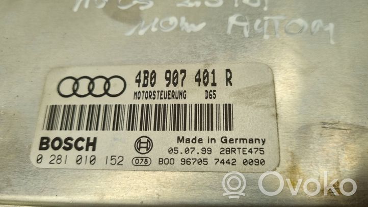 Audi A6 S6 C5 4B Sterownik / Moduł ECU 4B0907401R