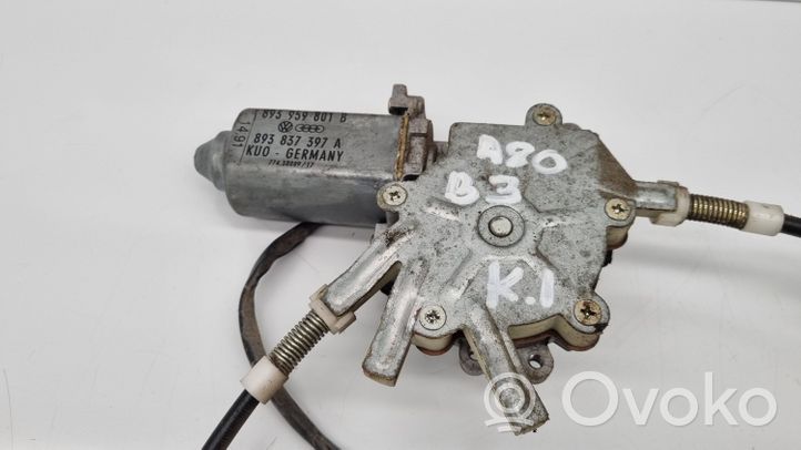 Audi 80 90 B3 Elektryczny podnośnik szyby drzwi przednich 893959801B