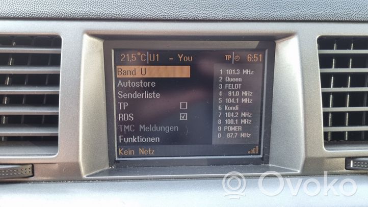 Opel Signum Unità principale autoradio/CD/DVD/GPS 313203739
