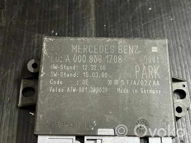 Mercedes-Benz B W246 W242 Pysäköintitutkan (PCD) ohjainlaite/moduuli A0009001708