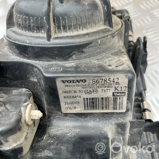 Volvo S80 Headlight/headlamp 8678542