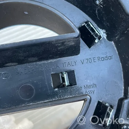 Volvo V70 Griglia superiore del radiatore paraurti anteriore 31333689