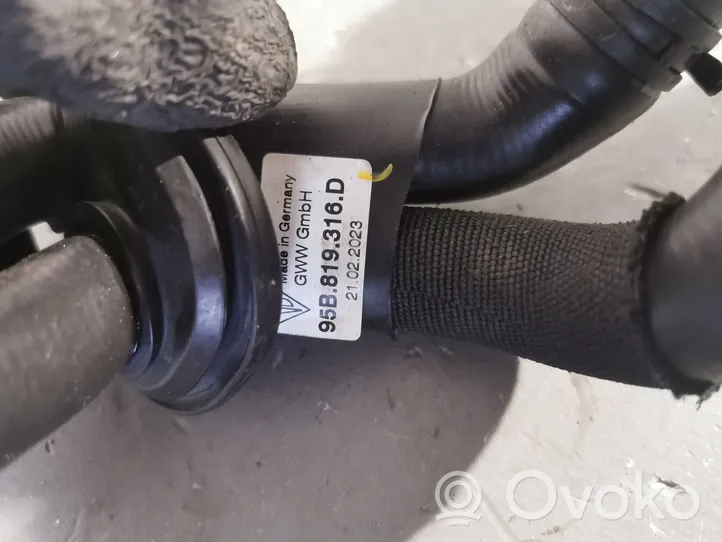 Porsche Macan Durite de refroidissement tube 95B819350AD