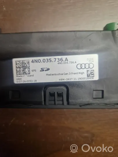 Audi A4 S4 B9 8W USB-pistokeliitin 4N0035736A