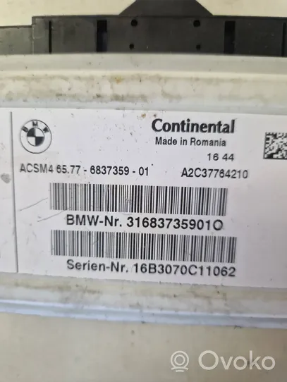 BMW X5 F15 Centralina/modulo airbag 31683735901Q