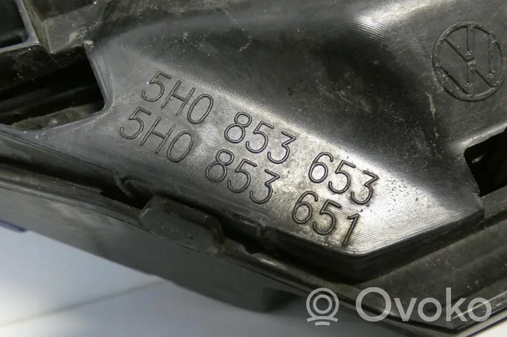 Volkswagen Golf VIII Griglia superiore del radiatore paraurti anteriore 5H0853653