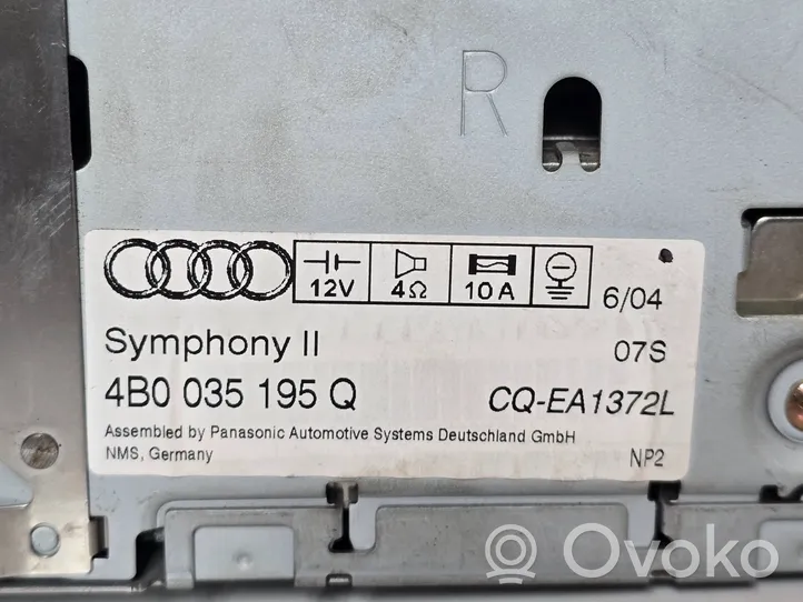 Audi A6 S6 C5 4B Unità principale autoradio/CD/DVD/GPS 4B0035195Q