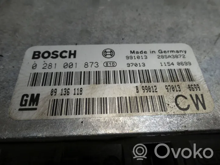 Opel Vectra B Sterownik / Moduł ECU 09136118