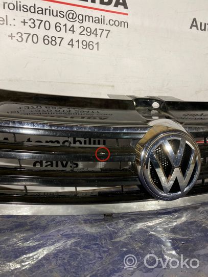 Volkswagen Phaeton Griglia superiore del radiatore paraurti anteriore 3D0853651AF