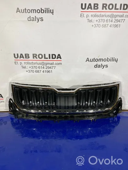 Skoda Kodiaq Etupuskurin ylempi jäähdytinsäleikkö 565853653B