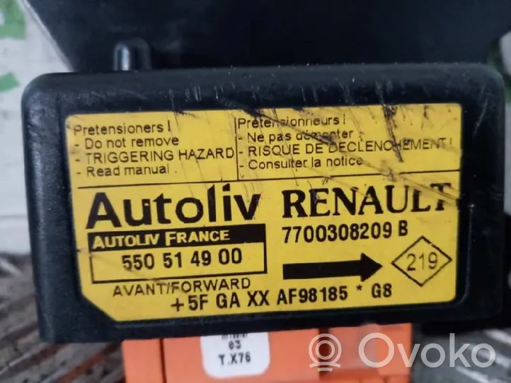 Renault Kangoo I Turvatyynyn ohjainlaite/moduuli 