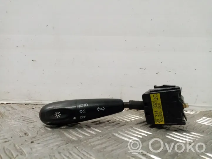 Daewoo Matiz Interruptor de control del panel de luces 96314332
